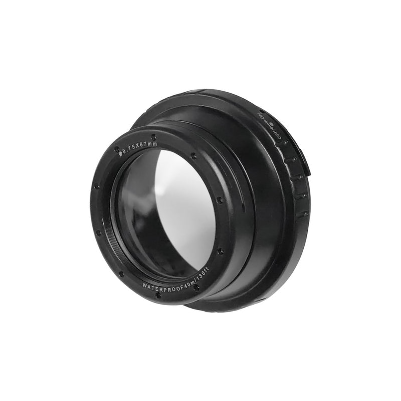 SeaFrogs Optical Glass Flat short port with 67mm thread for Sony FE28-60 F4-5.6 lens (Autofocus only, Zoom gear included)