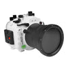 Sony A1 UW camera housing kit with 6" Dome port V.7 (Including Flat Long port).White