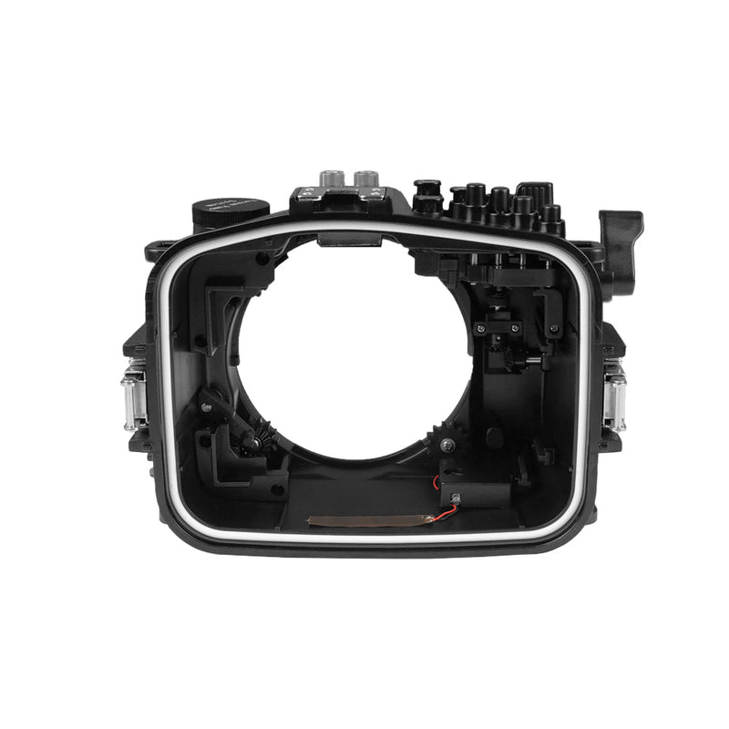 Sony FX3 40M/130FT Underwater camera housing with 6" Glass Flat long port for Sigma 24-70 F2.8 DG.