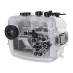 SeaFrogs 60M/195FT Waterproof housing for Sony A6xxx series Salted Line (White) - A6XXX SALTED LINE