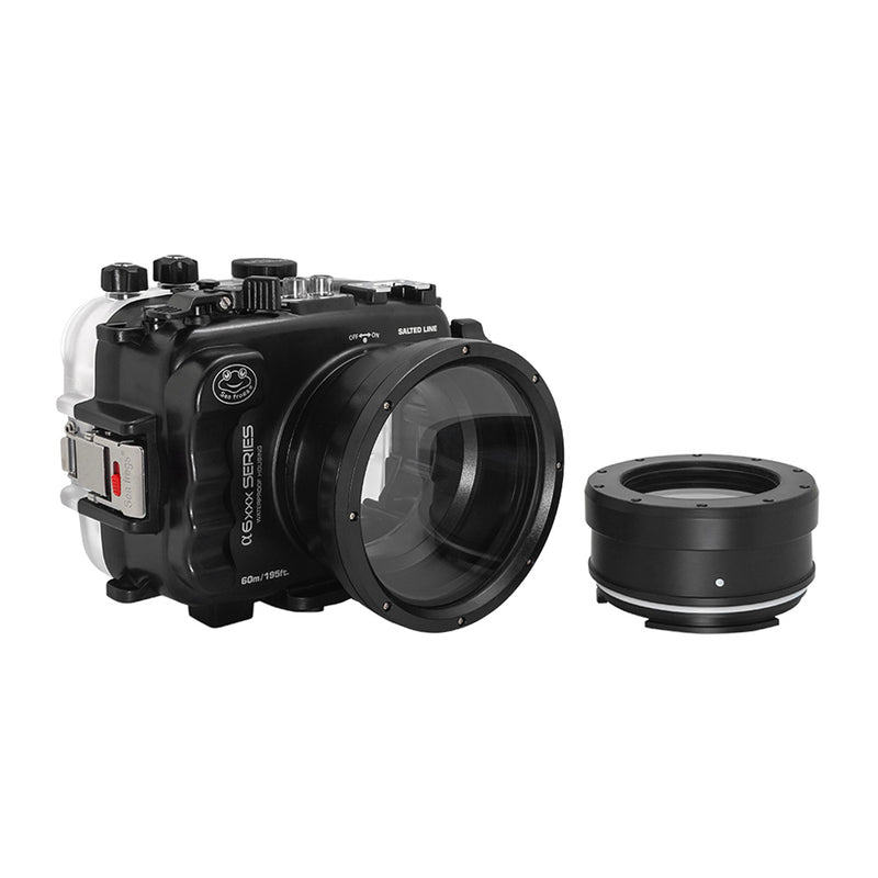SeaFrogs camera housing Sony A6xxx series Salted Line with 67mm 