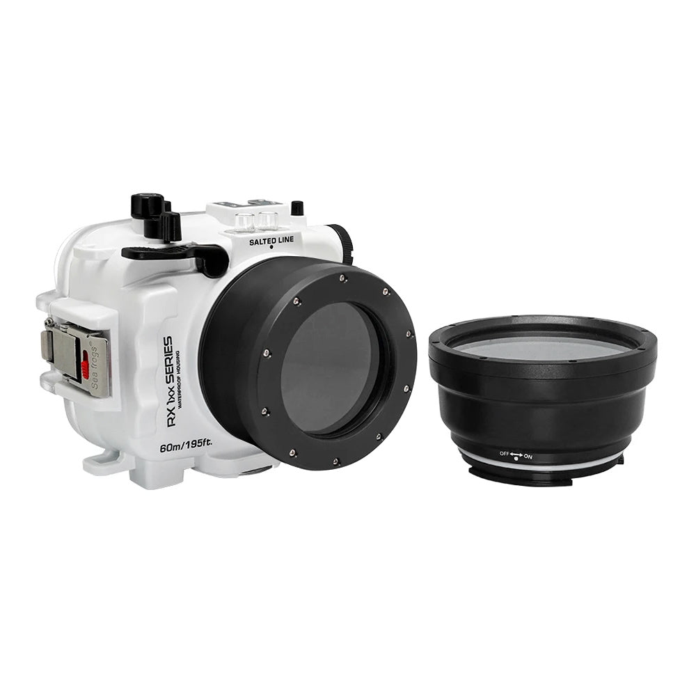 60M/195FT UW housing Sony RX1xx series Salted Line with 67mm