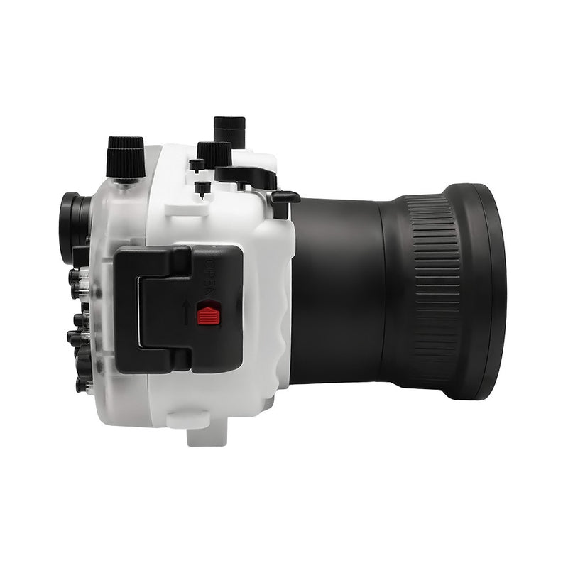 Sony FX30 40M/130FT Underwater camera housing with 6 Glass Flat long –  seafrogs