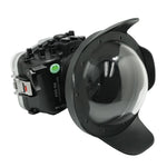 SeaFrogs 40m/130ft Underwater camera housing for Canon EOS R6 with 8" Dry Dome Port