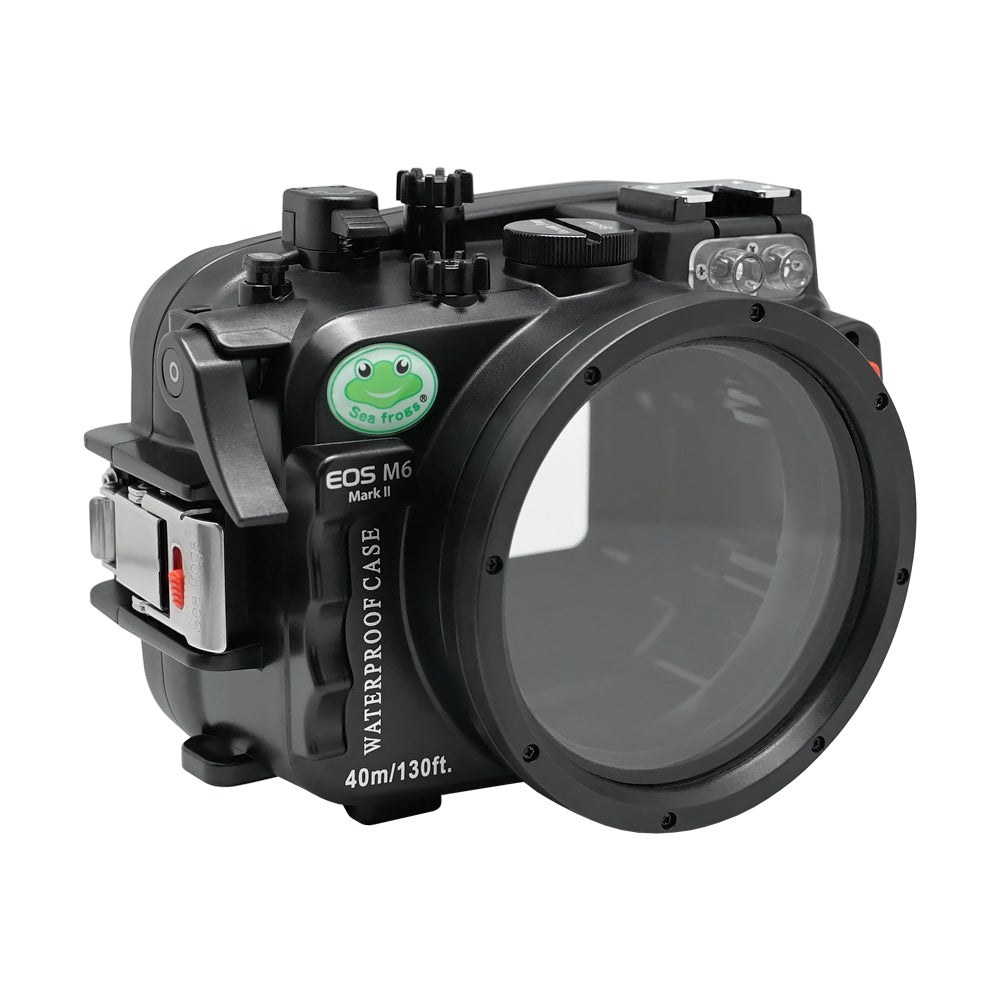 Canon EOS M6 Mark II 22mm 40m 130ft Sea Frogs Underwater Camera Hous seafrogs