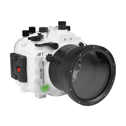 Sony A1 UW camera housing kit with 6" Dome port V.7 Surf (Including standard port).White