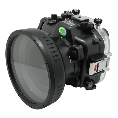 Fujifilm X-T4 40M/130FT Underwater camera housing with glass 6" Flat Port. XF 18-55mm/XC 16-50mm