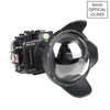 Sony A7 IV NG 40M/130FT Underwater camera housing with 6" Glass Dry Dome Port V.2 (FE16-35mm F2.8 Zoom gear).