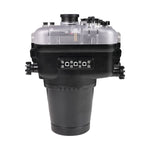 Sony A7 IV NG 40M/130FT Underwater camera housing Including Long Port with 67mm thread (FE90mm Focus gear).