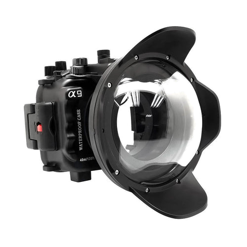 Sea Frogs 40M/130FT A9 PRO V.3 for Sony A9 with 6" Dome Port V.10 Black
