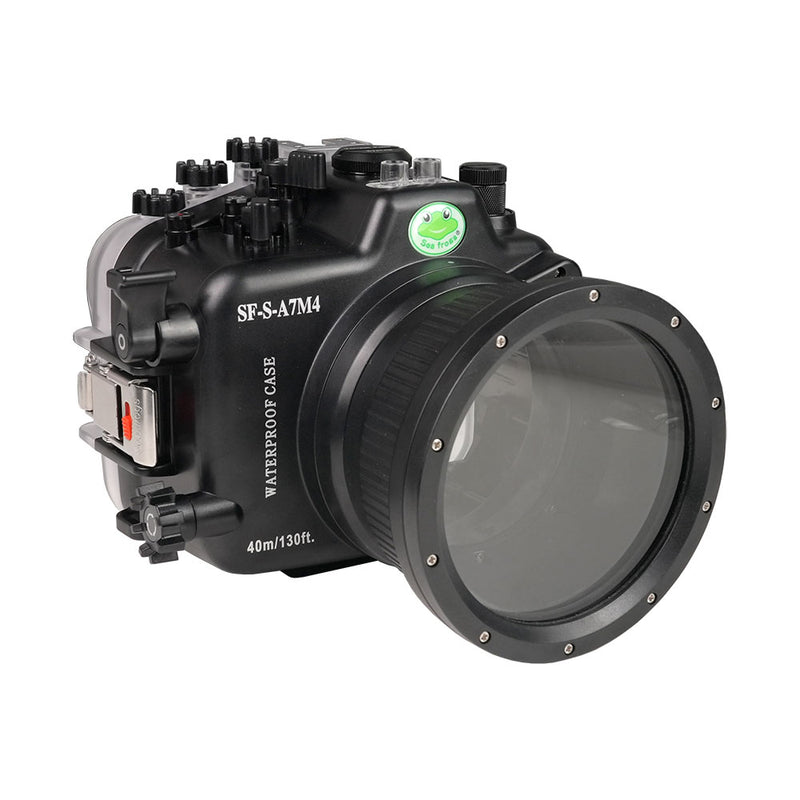 Sony A7 IV NG 40M/130FT Underwater camera housing Including Standard Port (FE28-70mm Zoom gear).